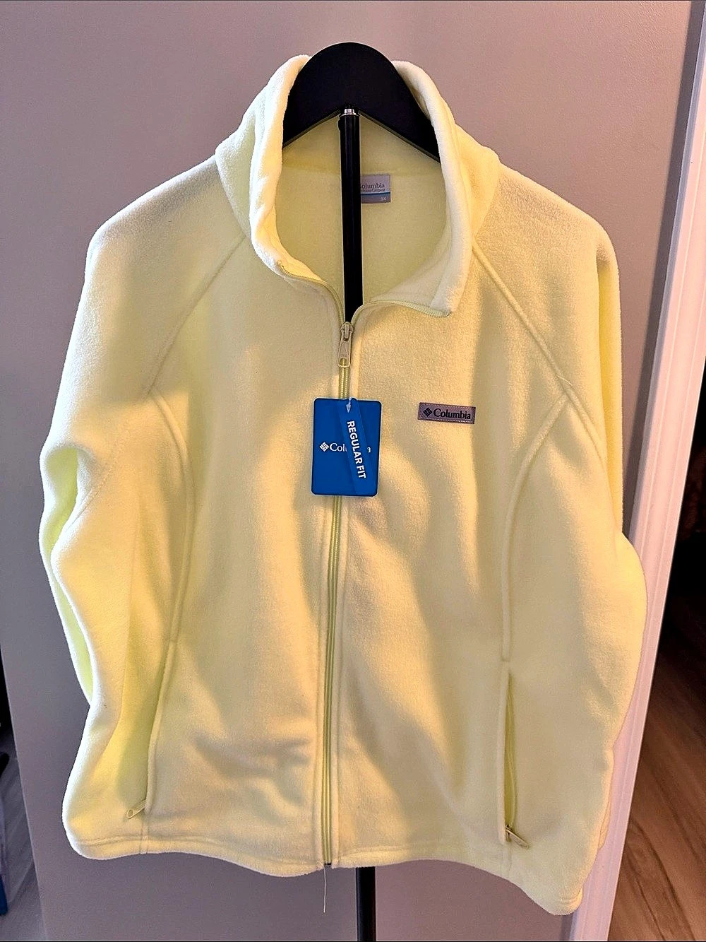 Columbia Benton Springs Full Zip Fleece Jacket Yellow 3X